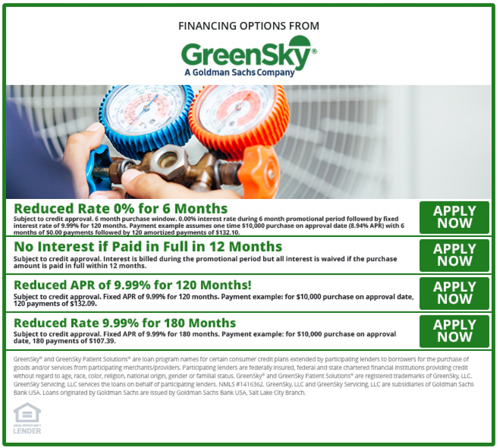 GREENTOP Heating Rebates & Financing